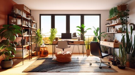 modern dining room