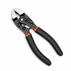 Obraz premium Pliers isolated on white background. Top view.