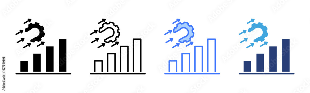 Aufkleber evolution icon sheet multiple style collection