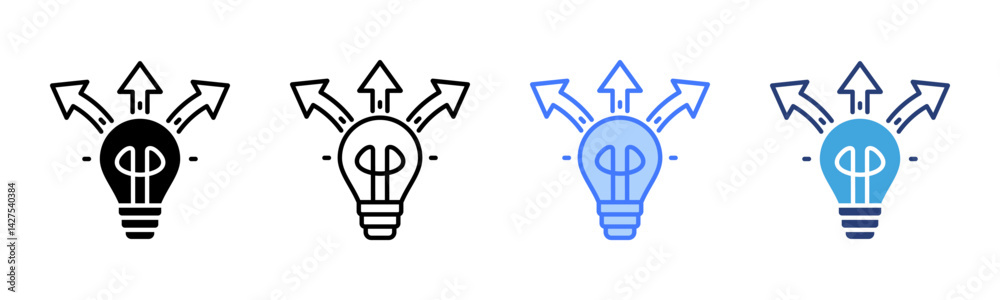 Poster Pivoting icon sheet multiple style collection