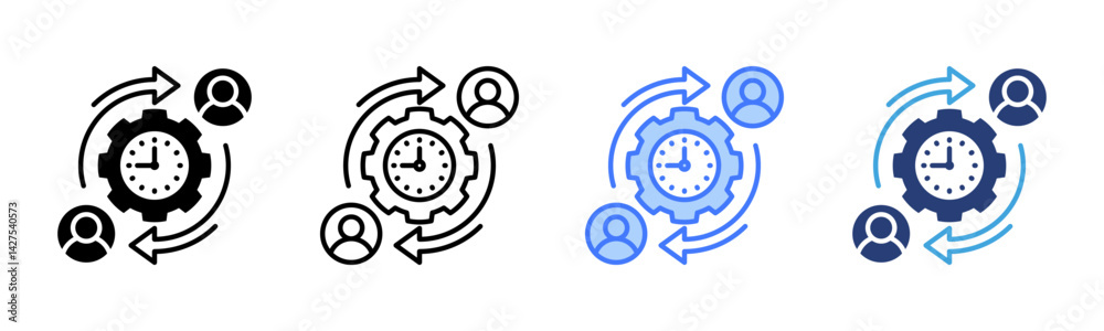Poster Shift icon sheet multiple style collection
