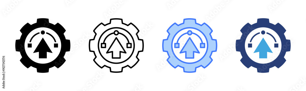 Aufkleber reshape icon sheet multiple style collection