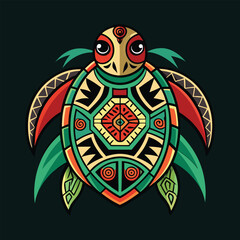 A cute Tortoise vector illustration 