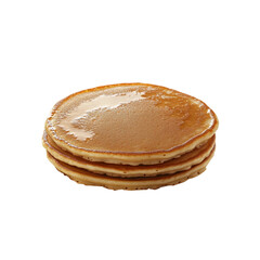 Buttermilk Pancakes isolated on white background