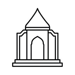 temple doorway icon 