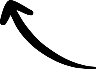 Abstract Arrow Circle Line Art