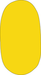 Minimal abstract oval design