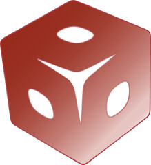 Isometric Abstract Square Icon – Geometric Minimal Shape for Digital Interfaces, Modern Graphics and Conceptual Design