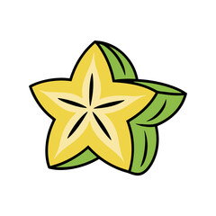 
Star Anise Spice Vector Isolated on Transparent Background