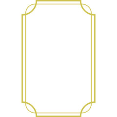 Aesthetic Elegant Frame Vector