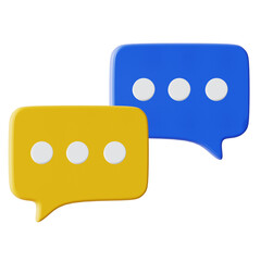 3D Bubble Chat Icon