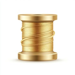 Gold thread spool