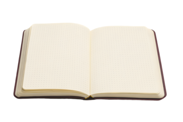 Open notebook with blank pages (1)