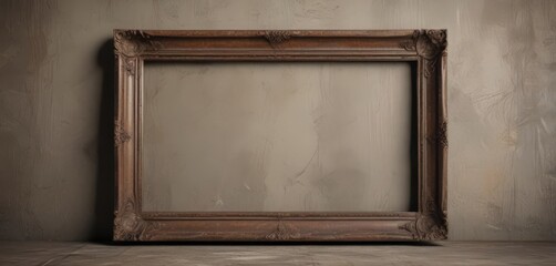 Weathered metal frame holds antique photo  Nostalgic vintage feel , photographic, vintage photography, texture