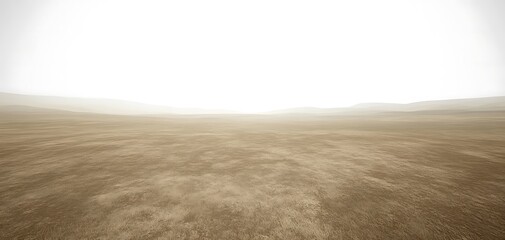Naklejka premium Abstract arid landscape with a hazy, monochromatic color scheme visual