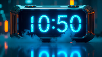 A futuristic minimalist living room with high-tech furniture and clean lines - Generated AI