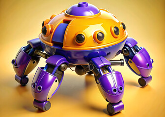 Bio-Inspired Underwater Robot with Six Articulated Legs