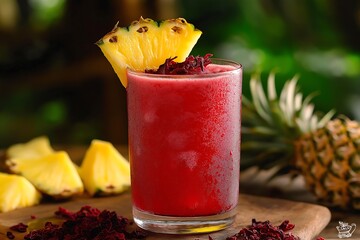 Summer Drink Watermelon Juice Cocktail, Refreshment Beverage
