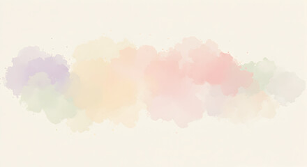 Delicate Pastel Watercolor Wash Background for Creative Design Projects