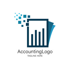 Accounting Logo Graphic Design Vector  