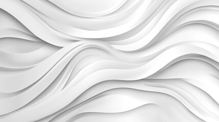 Fototapeta premium A close-up view of flowing fabric featuring elegant with white satin textures, Abstract swirling silk A symphony of design, Luxurious metallic fabric with dynamic flow.