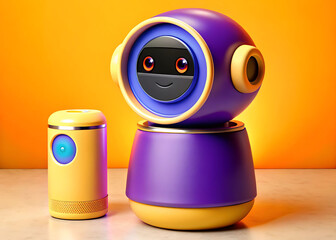 Friendly Social Robot with LED Ring and Expressive Eye Display on Tabletop