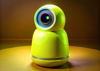 Friendly Social Robot with LED Ring and Expressive Eye Display on Tabletop
