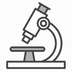 microscope vector illustration