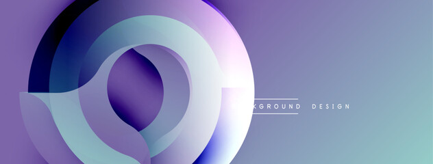 Abstract flowing shapes create dynamic composition. Soft purple, blue hues blend seamlessly. Modern design evokes fluidity, movement, calm atmosphere. Minimalist aesthetic.