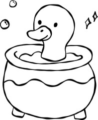 Halloween Goose Clipart – Cute Coquette Animal in Costume for Autumn Decor and Spooky Projects