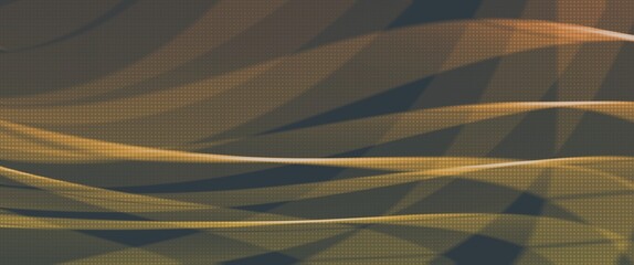 abstract wave with halftone texture overlay