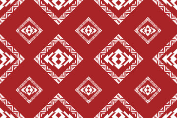 red and white seamless background