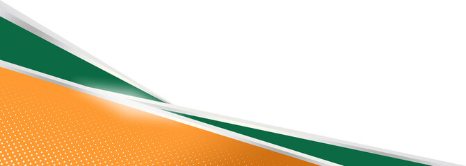 India Flag Corner Border Illustration