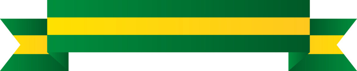Brazil Flag Corner Border Illustration