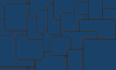 Layered Blue Square Pattern