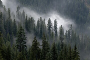 Misty Forest Canopy