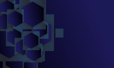 Left-Focused Hexagon Pattern