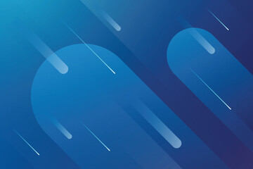 Abstract blue geometric technology background. Modern and simple speed motion backdrop.