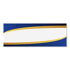 Abstract background blue red gold banner presentation elegant twibbon