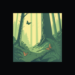  Beneath the towering emerald canopy shafts of gol. © Shafikul Islam