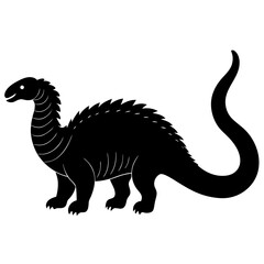Fukuiraptor Vector  Silhouette