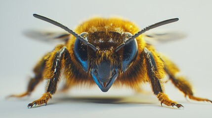 photo realistic of a bee. bee. insects. Animal