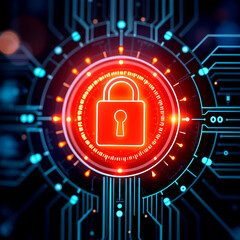 abstract background with binary code