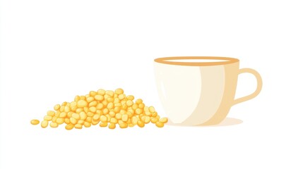 Healthy drink with whole grains