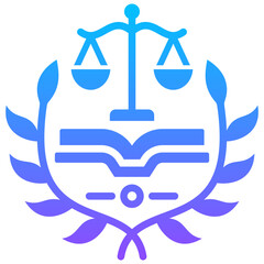 Fototapeta premium Law Firm Icon