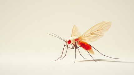 photo realistic of a mosquito. mosquito. insects. animal