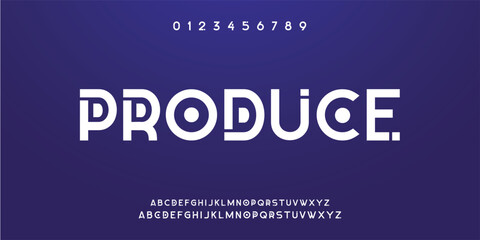 Creative modern technology alphabet fonts. Abstract typography urban sport, techno , fashion, digital, future creative logo font. vector illustration