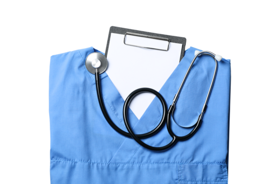 Healthcare tools symbolize the commitment of doctors worldwide on this special day of appreciation, isolated on white, PNG
