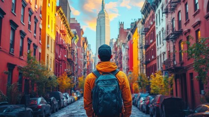 Obraz premium Autumn in New York: A Traveler's Perspective