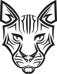 Cat   simple icon. Vector ICON all icon Viktor